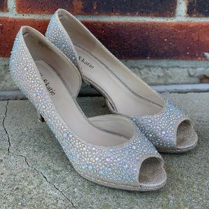 Kelly & Katie rinestone heels